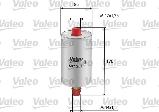 Valeo 587207 - Маслен филтър vvparts.bg