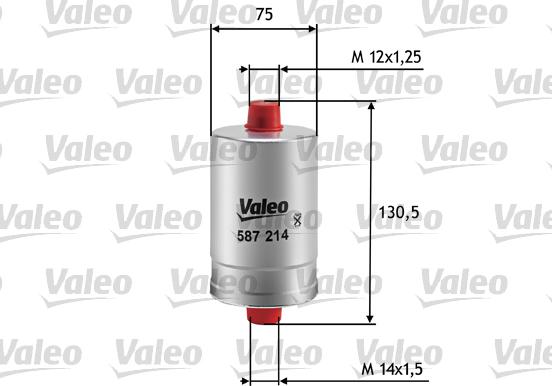 Valeo 587214 - Горивен филтър vvparts.bg