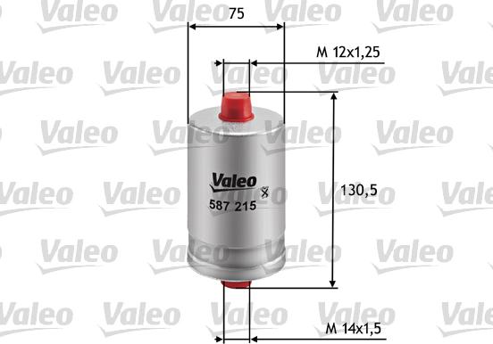 Valeo 587215 - Горивен филтър vvparts.bg