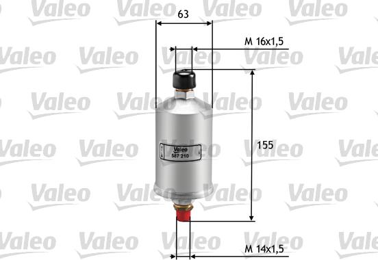 Valeo 587210 - Маслен филтър vvparts.bg