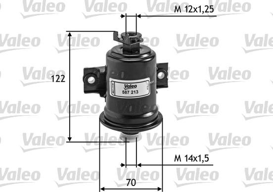 Valeo 587213 - Горивен филтър vvparts.bg