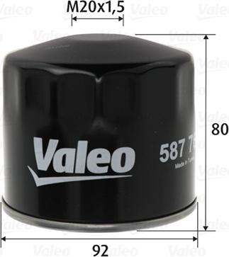 Valeo 587761 - Горивен филтър vvparts.bg