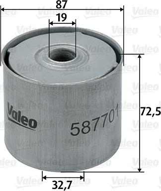 Valeo 587701 - Горивен филтър vvparts.bg