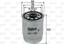 Valeo 587738 - Горивен филтър vvparts.bg