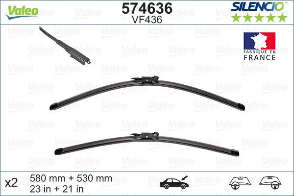 Valeo 574636 - Перо на чистачка vvparts.bg