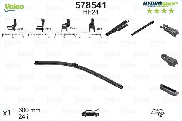 Valeo 578541 - Перо на чистачка vvparts.bg