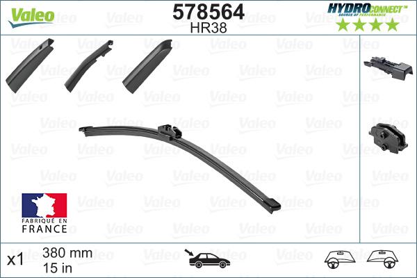 Valeo 578564 - Перо на чистачка vvparts.bg