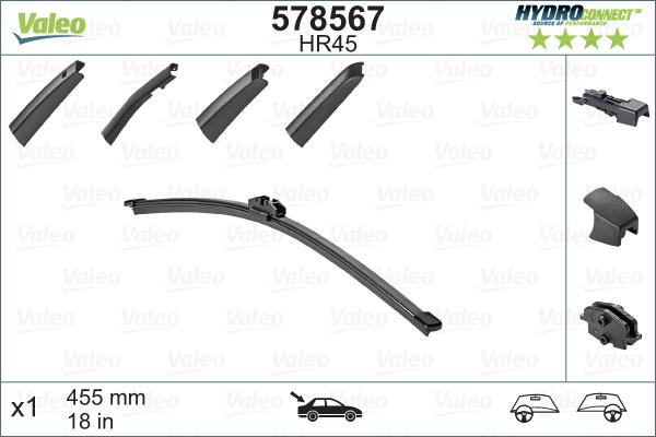 Valeo 578567 - Перо на чистачка vvparts.bg