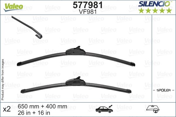 Valeo 577981 - Перо на чистачка vvparts.bg