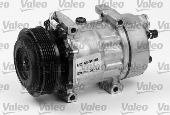 Valeo 699088 - Компресор, климатизация vvparts.bg