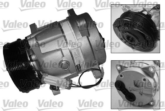 Valeo 699155 - Компресор, климатизация vvparts.bg