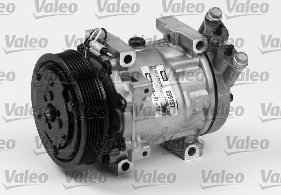 Valeo 699107 - Компресор, климатизация vvparts.bg