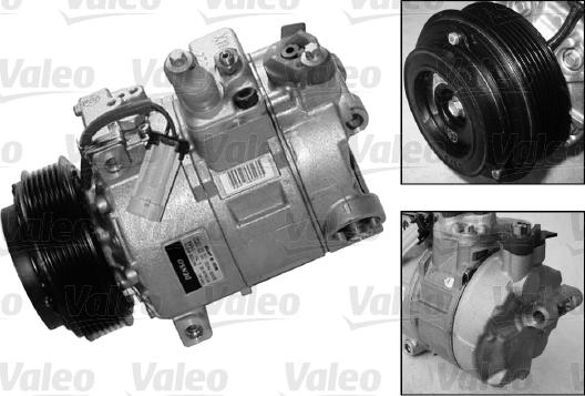 Valeo 699824 - Компресор, климатизация vvparts.bg