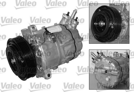 Valeo 699355 - Компресор, климатизация vvparts.bg