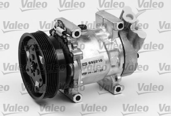 Valeo 699218 - Компресор, климатизация vvparts.bg