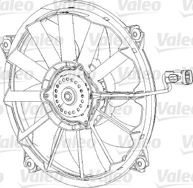 Valeo 696091 - Вентилатор, охлаждане на двигателя vvparts.bg