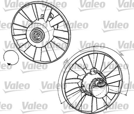 Valeo 696059 - Вентилатор, охлаждане на двигателя vvparts.bg