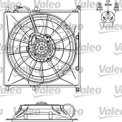 Valeo 696123 - Вентилатор, охлаждане на двигателя vvparts.bg