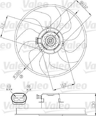 Valeo 696288 - Вентилатор, охлаждане на двигателя vvparts.bg