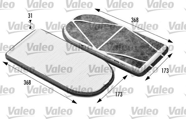 Valeo 698470 - Филтър купе (поленов филтър) vvparts.bg