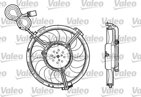 Valeo 698658 - Вентилатор, охлаждане на двигателя vvparts.bg