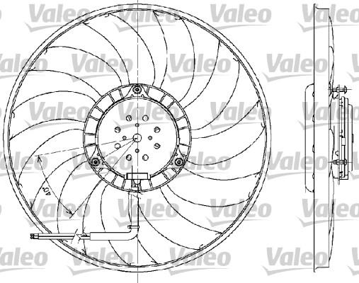 Valeo 698609 - Вентилатор, охлаждане на двигателя vvparts.bg