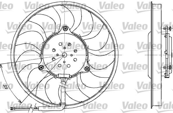 Valeo 698611 - Вентилатор, охлаждане на двигателя vvparts.bg