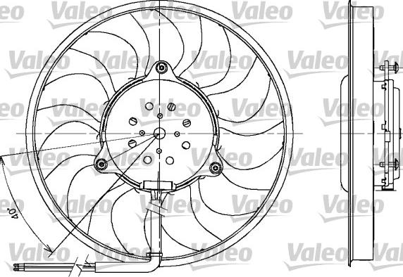 Valeo 698612 - Вентилатор, охлаждане на двигателя vvparts.bg