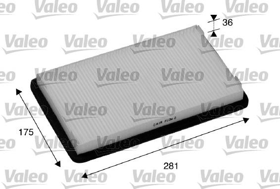 Valeo 698893 - Филтър купе (поленов филтър) vvparts.bg