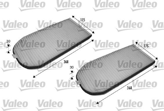 Valeo 698838 - Филтър купе (поленов филтър) vvparts.bg