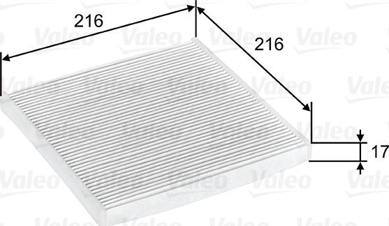 Valeo 698796 - Филтър купе (поленов филтър) vvparts.bg