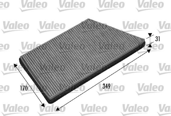 Valeo 698749 - Филтър купе (поленов филтър) vvparts.bg