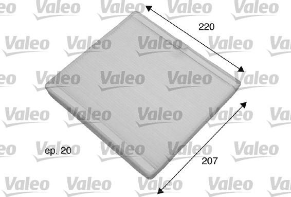 Valeo 698769 - Филтър купе (поленов филтър) vvparts.bg