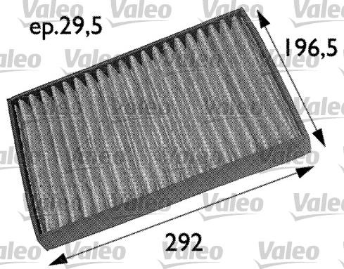 Valeo 698709 - Филтър купе (поленов филтър) vvparts.bg