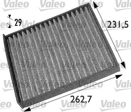 Valeo 698708 - Филтър купе (поленов филтър) vvparts.bg