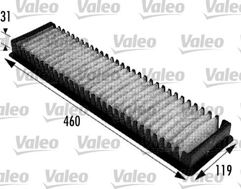 Valeo 698725 - Филтър купе (поленов филтър) vvparts.bg