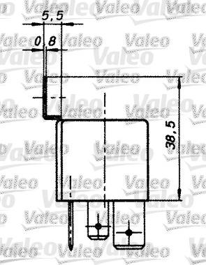 Valeo 643828 - Реле, работен ток vvparts.bg