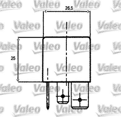 Valeo 643827 - Реле, работен ток vvparts.bg