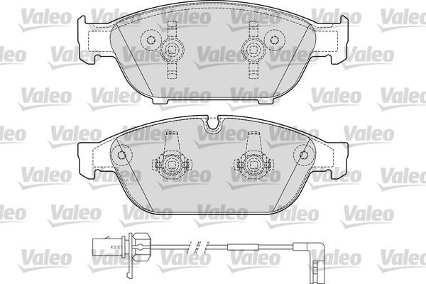 Valeo 601659 - Комплект спирачно феродо, дискови спирачки vvparts.bg