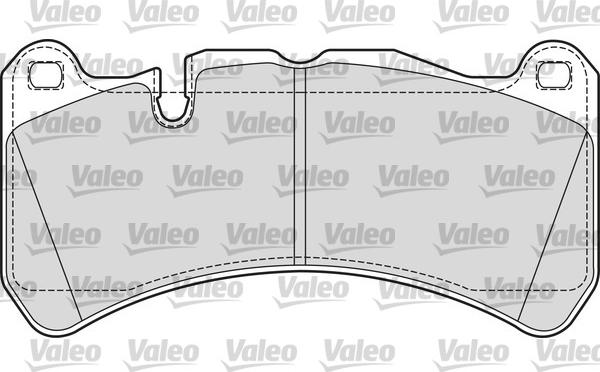 Valeo 601685 - Комплект спирачно феродо, дискови спирачки vvparts.bg
