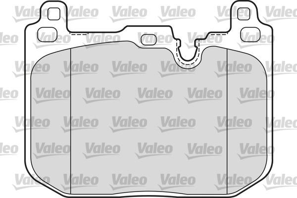 Valeo 601679 - Комплект спирачно феродо, дискови спирачки vvparts.bg