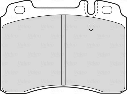 Valeo 601748 - Комплект спирачно феродо, дискови спирачки vvparts.bg