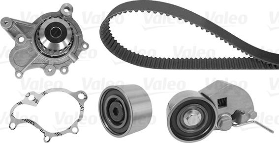 Valeo 614590 - Водна помпа+ к-кт ангренажен ремък vvparts.bg