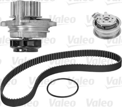 Valeo 614543 - Водна помпа+ к-кт ангренажен ремък vvparts.bg