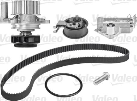 Valeo 614554 - Водна помпа+ к-кт ангренажен ремък vvparts.bg