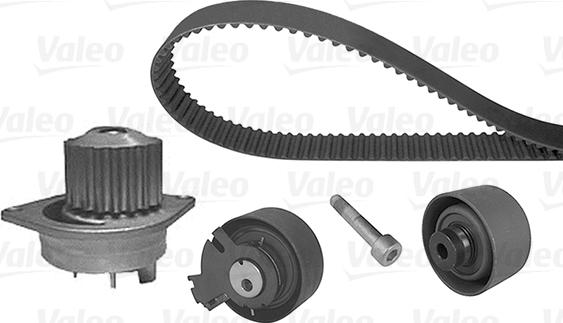 Valeo 614569 - Водна помпа+ к-кт ангренажен ремък vvparts.bg