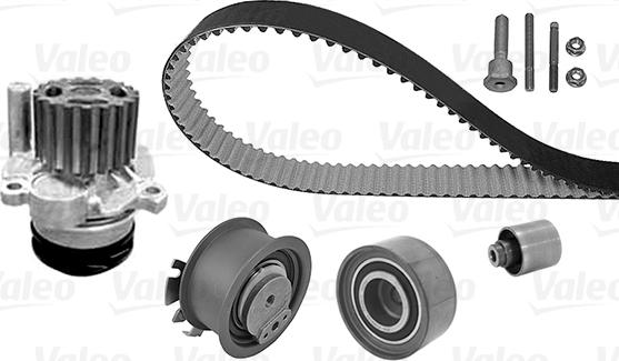 Valeo 614563 - Водна помпа+ к-кт ангренажен ремък vvparts.bg