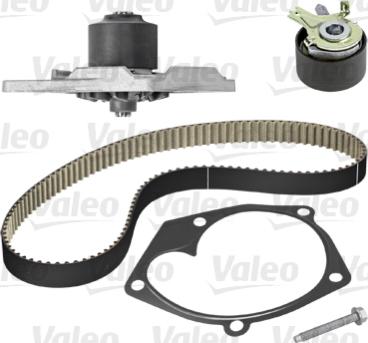 Valeo 614506 - Водна помпа+ к-кт ангренажен ремък vvparts.bg