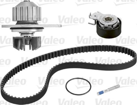 Valeo 614508 - Водна помпа+ к-кт ангренажен ремък vvparts.bg