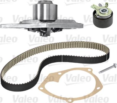 Valeo 614502 - Водна помпа+ к-кт ангренажен ремък vvparts.bg